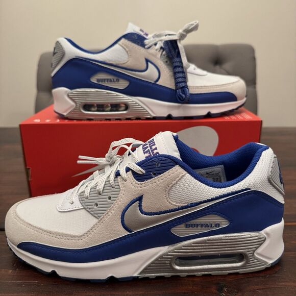 Nike Air Max 90 Buffalo Bills Rivalries Collection Shoes